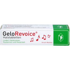 GeloRevoice Throat Lozenges Cherry Menthol, 20 pcs. Tablets