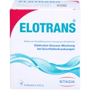 ELOTRANS Electrolyte-Glucose Mixture for Diarrhea, 10 Capsules Sachets