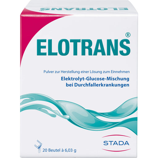 ELOTRANS Electrolyte-Glucose Mixture for Diarrhea, 20 Sachets