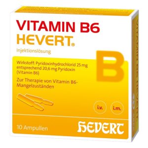 Vitamin B6 Hevert injection for vitamin B6 deficiency, 10 pcs. Ampoules