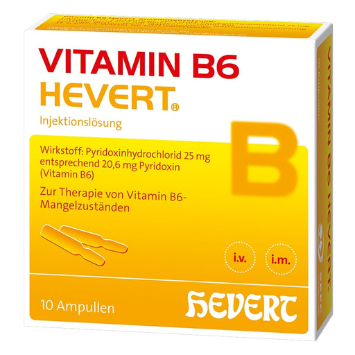 Vitamin B6 Hevert injection for vitamin B6 deficiency, 10 pcs. Ampoules