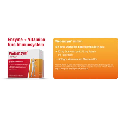 Wobenzym Immun Tablets, 120 Tablets