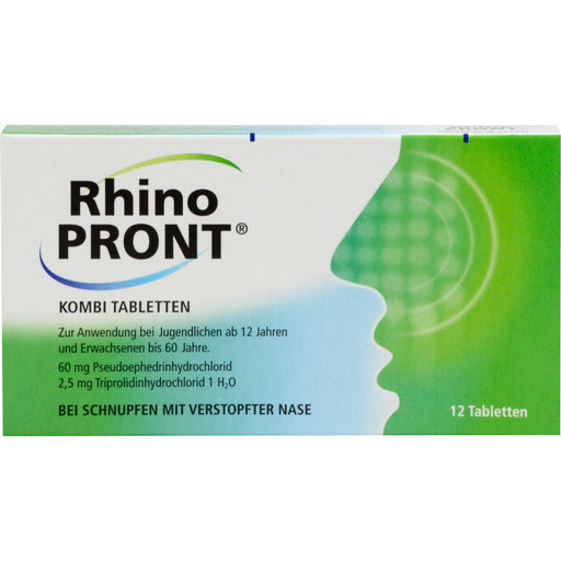 RhinoPRONT Kombi Tablets, 12 Tablets Tablets