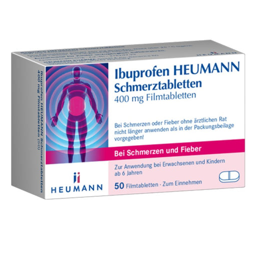 Ibuprofen Heumann pain tablets, 50 tablets