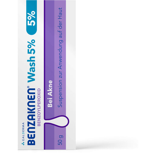 BENZAKNEN Wash 5% Suspension for Acne, 50 g Solution