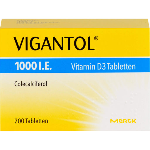VIGANTOL 1000 IU Vitamin D3 Tablets, 200 pcs. Tablets
