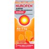 Nurofen Junior fever and pain syrup strawberry 40 mg/ml oral suspension, 150 ml solution