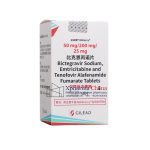 Biktarvy (Bictegravir Sodium, Emtricitabine and Tenofovir Alafenamide Fumarate Tablets)