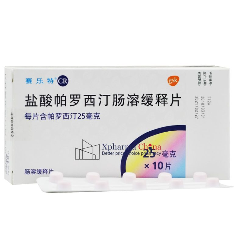 Seroxat (Paroxetine Hydrochloride Enteric‑Coated Sustained‑Release Tablets)