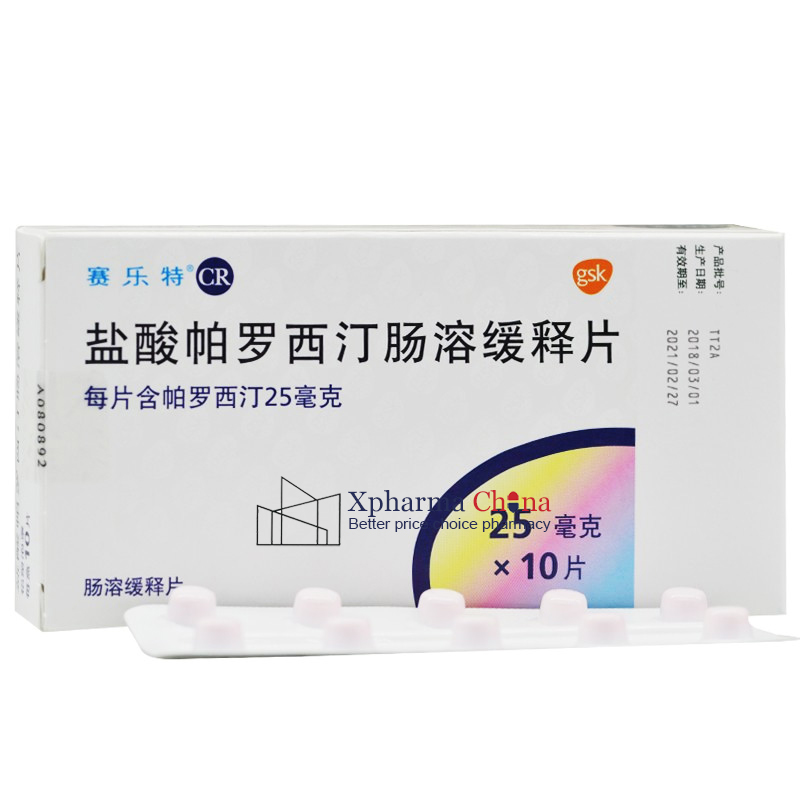 Seroxat (Paroxetine Hydrochloride Enteric‑Coated Sustained‑Release Tablets)
